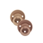 Preview: Schnuller 2er-Pack Naturkautschuk -Terracotta- 3+ Monate