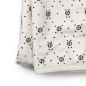 Preview: Pearl Velvet Decke - Monogram Print