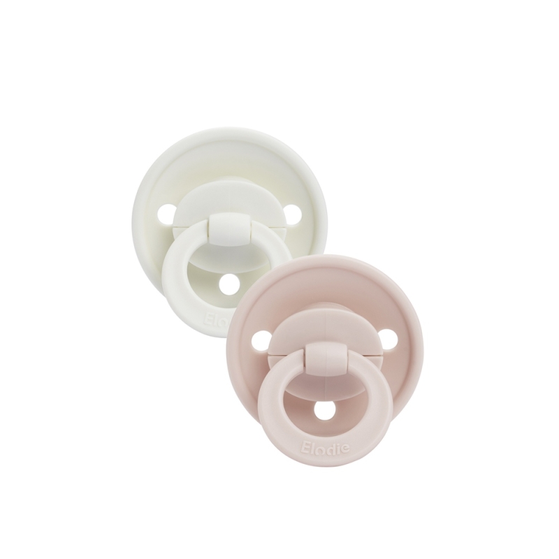 Schnuller 2er-Pack Powder Pink Silikon - 0-6 Monate