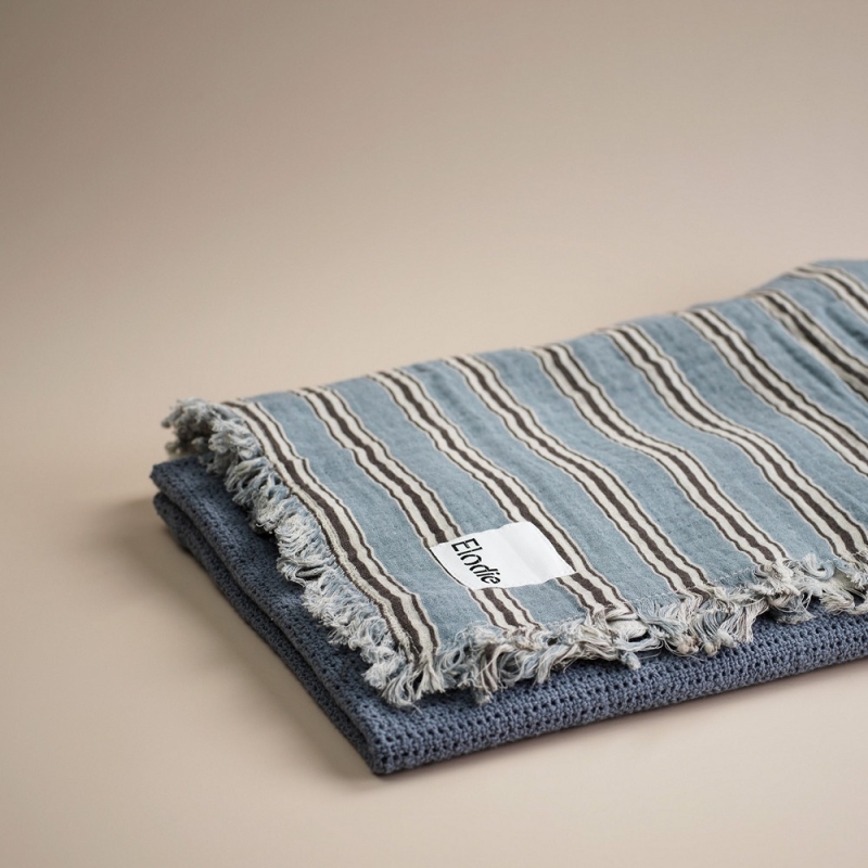 Strickdecke - Tender Blue