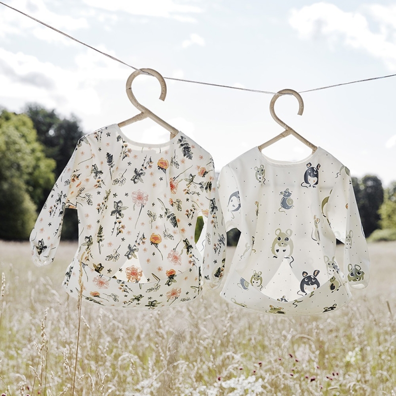 Langärmeliges Lätzchen - Meadow Blossom