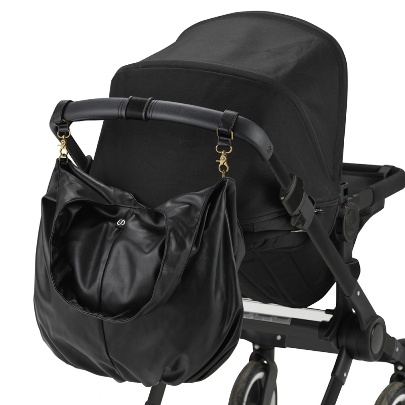 Wickeltasche - Draped tote black