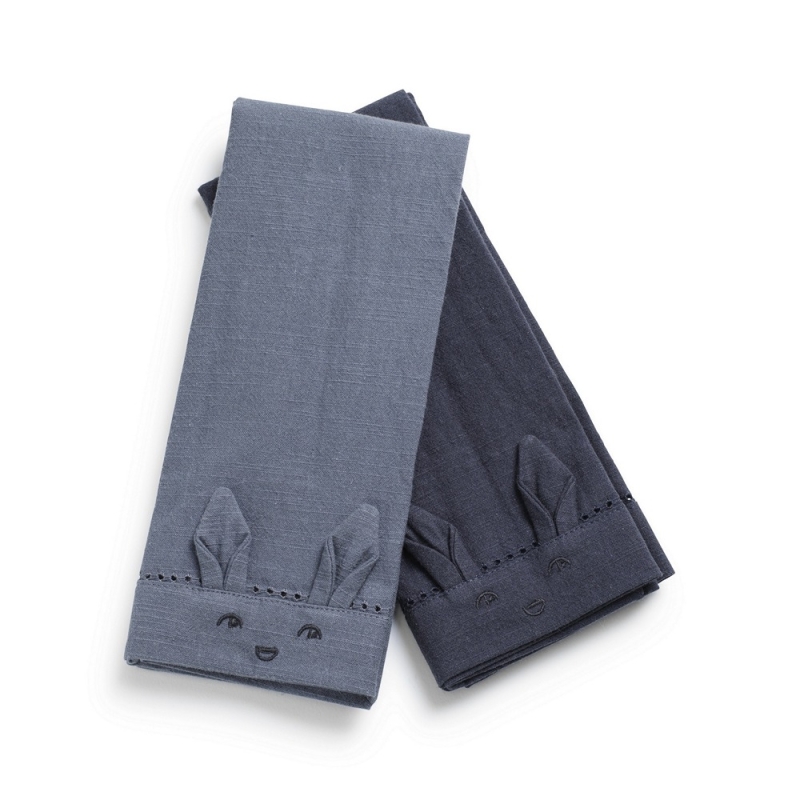 Servietten 2er-Set - Tender Blue / Juniper Blue
