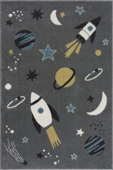 Teppich, Space silbergrau, 120x180 cm