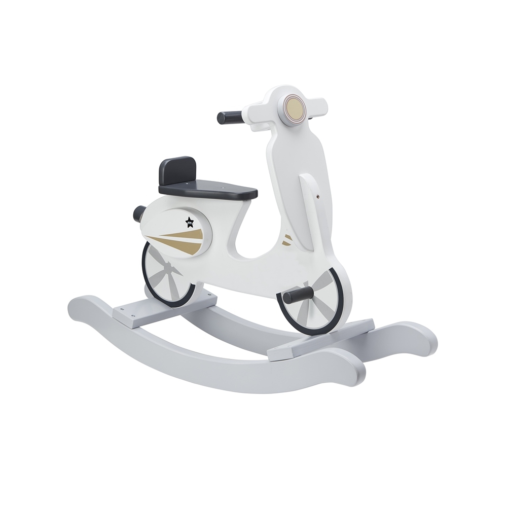 Schaukel-Scooter grau/weiß
