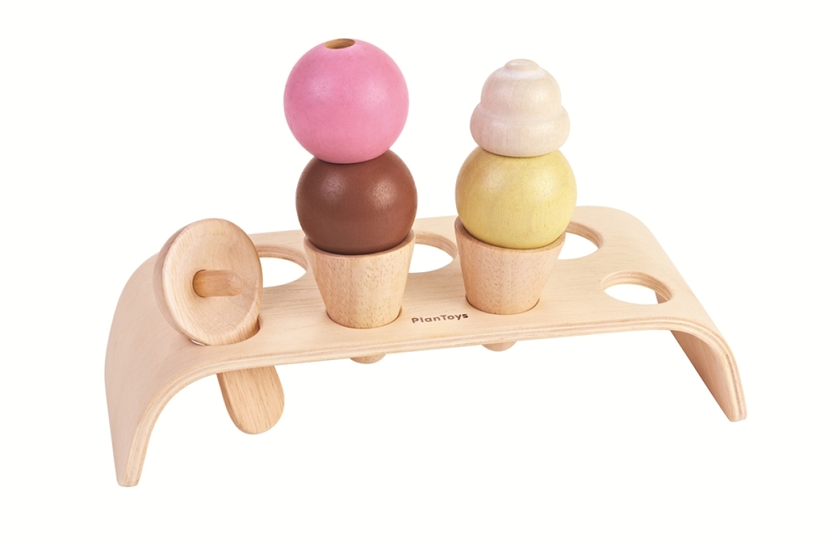 Eiscreme-Set
